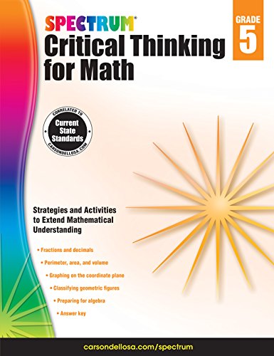 Spectrum Critical Thinking For Math, Grade 5 [Paperback]