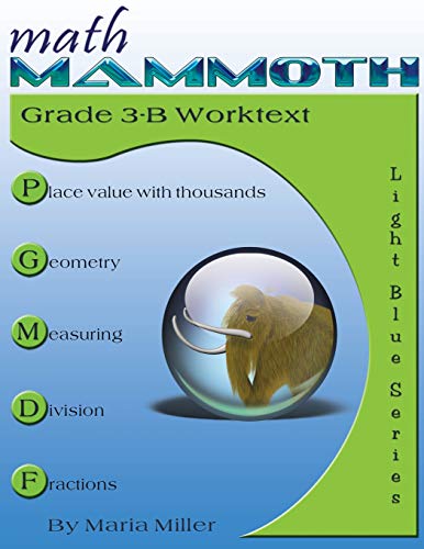Math Mammoth Grade 3-B Worktext [Paperback]