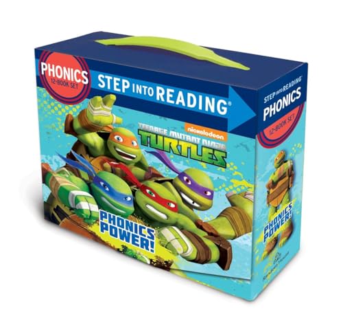 Phonics Power (Teenage Mutant Ninja Turtles) 12 Step into Reading Books [Paperback]