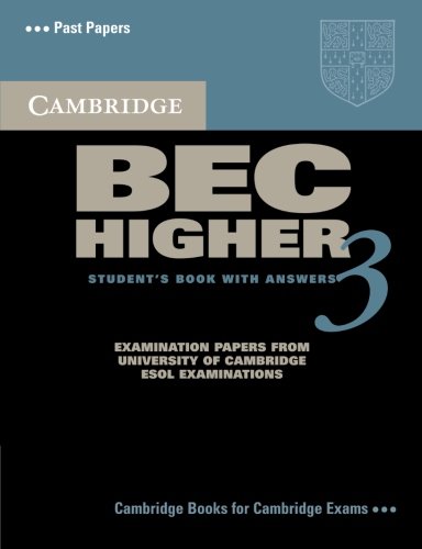Cambridge BEC Higher 3 Student's Book with Answers [Paperback]