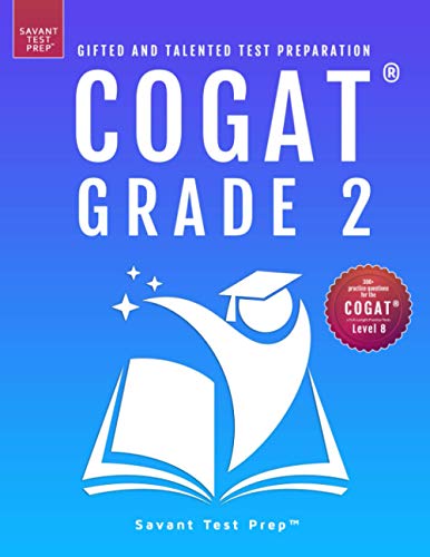 COGAT Grade 2 Test Prep  Gifted and Talented Test Preparation Book - Two Practi [Paperback]