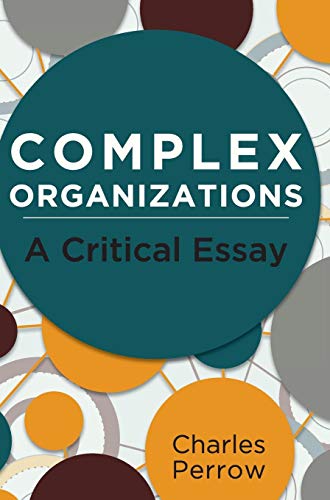 Complex Organizations A Critical Essay [Hardcover]