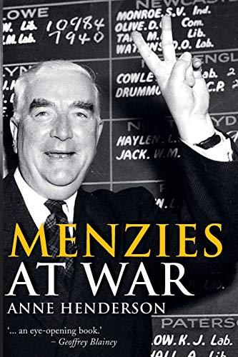 Menzies at War [Paperback]