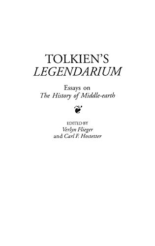 Tolkien's Legendarium Essays on The History of Middle-earth [Hardcover]