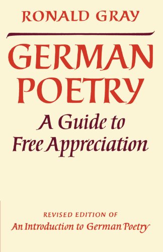German Poetry A Guide to Free Appreciation [Paperback]