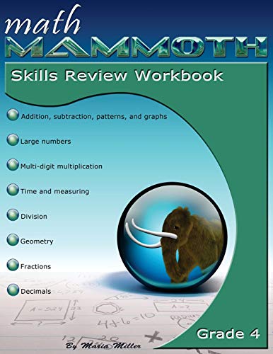 Math Mammoth Grade 4 Skills Review Workbook [Paperback]