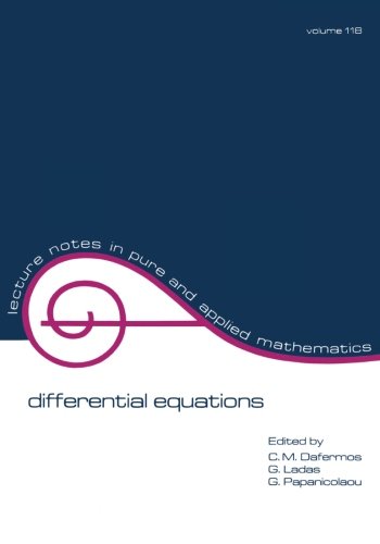 Differential Equations Proceedings of the 1987 Equadiff Conference [Paperback]