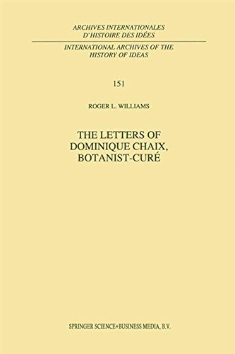 The Letters of Dominique Chaix, Botanist-Cur}} [Paperback]