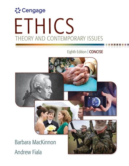 Ethics Theory and Contemporary Issues, Concise Edition [Paperback]