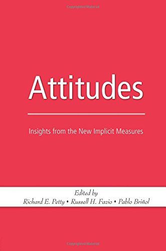 Attitudes Insights from the New Implicit Measures [Paperback]