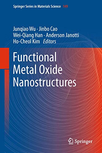 Functional Metal Oxide Nanostructures [Hardcover]