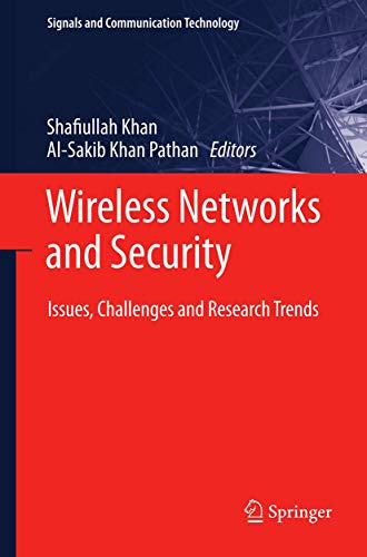 Wireless Networks and Security Issues, Challenges and Research Trends [Paperback]
