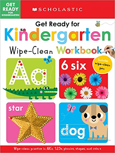 Get Ready for Kindergarten Wipe-Clean Workbook Scholastic Early Learners (Wipe  [Paperback]