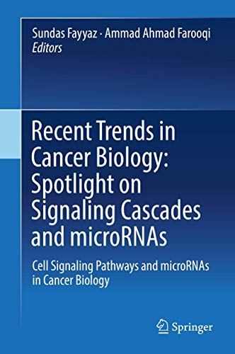 Recent Trends in Cancer Biology Spotlight on Signaling Cascades and microRNAs  [Hardcover]
