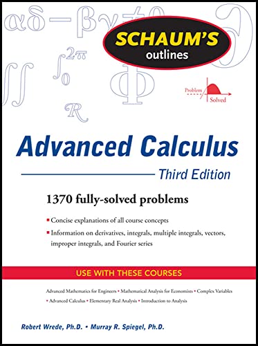 Schaum's Outline of Advanced Calculus, Third Edition [Paperback]