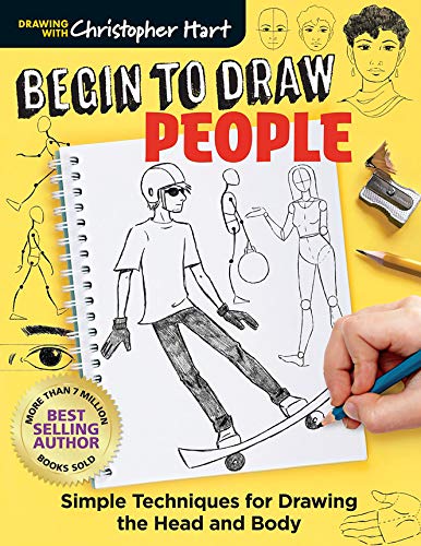 Begin to Draw People Simple Techniques for Drawing the Head and Body [Paperback]
