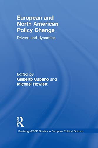 European and North American Policy Change Drivers and Dynamics [Paperback]