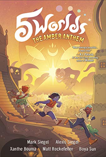 5 Worlds Book 4 The Amber Anthem (A Graphic Novel) [Paperback]