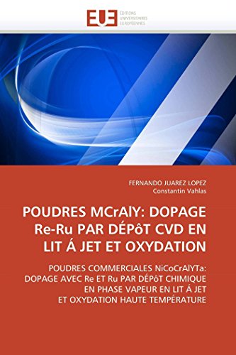 Poudres Mcraly Dopage Re-Ru Par Dpt Cvd En Lit  Jet Et Oxydation Poudres Co [Paperback]