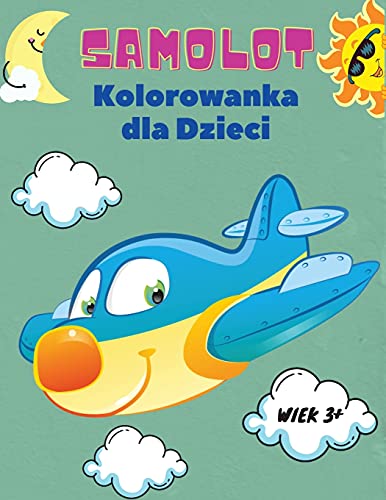 Samolot Kolorowanka Dla Dzieci Wiek 3+