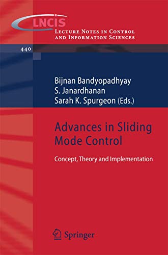 Advances in Sliding Mode Control Concept, Theory and Implementation [Paperback]