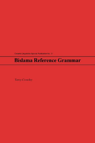 Bislama Reference Grammar (oceanic Linguistics Special Publication, 31) [Paperback]