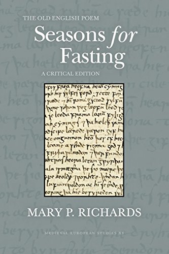 The Old English Poem Seasons for Fasting A Critical Edition [Paperback]
