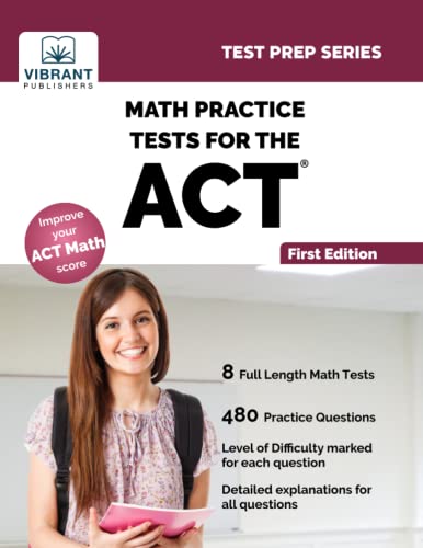 Math Practice Tests for the ACT [Paperback]