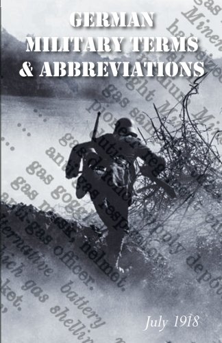 Vocabulary Of German Military Terms And Abbreviations [Paperback]