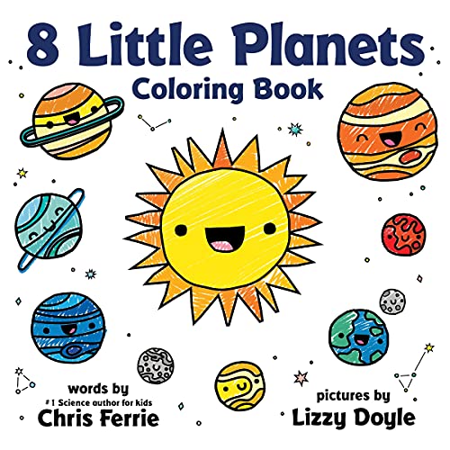 8 Little Planets Coloring Book [Paperback]