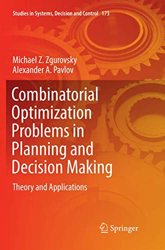 Combinatorial Optimization Problems in Planning and Decision Making Theory and  [Paperback]