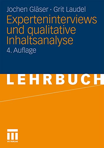 Experteninterviews und qualitative Inhaltsanalyse als Instrumente rekonstruiere [Paperback]