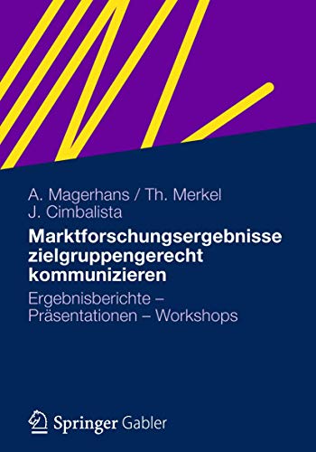 Marktforschungsergebnisse zielgruppengerecht kommunizieren Ergebnisberichte - P [Paperback]