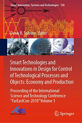 Smart Technologies and Innovations in Design for Control of Technological Proces [Hardcover]