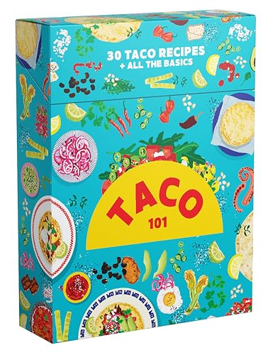 Taco 101 Deck of Cards 30 Taco Recipes + All the Basics [Novelty book]