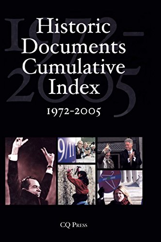 Historic Documents Index 1972-2005 [Hardcover]