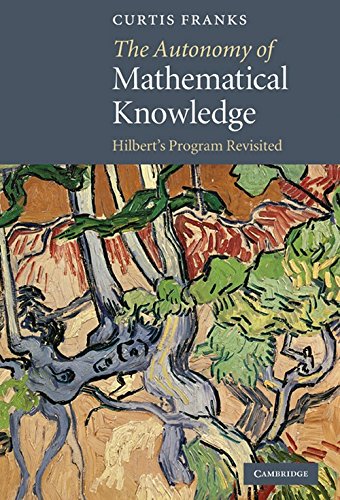 The Autonomy of Mathematical Knowledge Hilbert's Program Revisited [Hardcover]