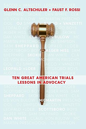 Ten Great American Trials Lessons in Advocacy [Paperback]