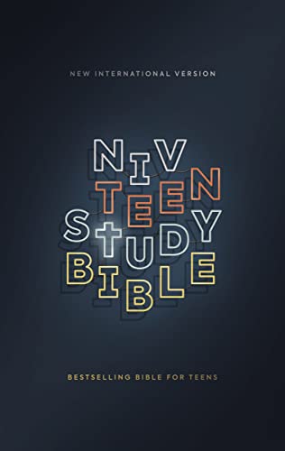 NIV, Teen Study Bible, Hardcover, Navy, Comfort Print [Hardcover]