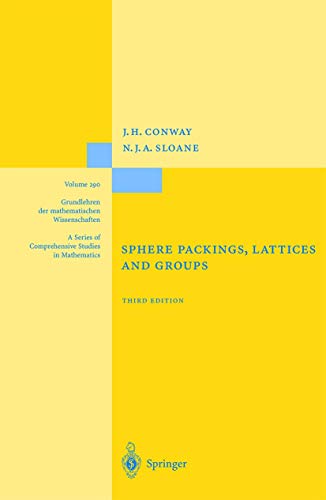 Sphere Packings, Lattices and Groups [Hardcover]