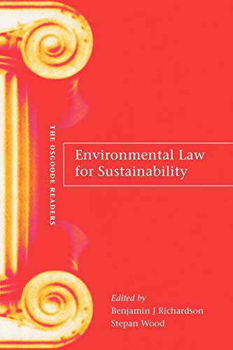 Environmental Law for Sustainability A Reader [Paperback]