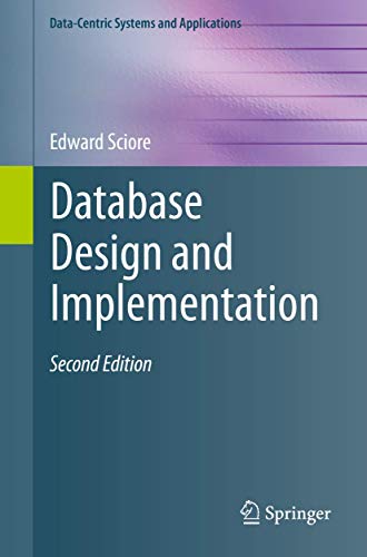 Database Design and Implementation Second Edition [Paperback]