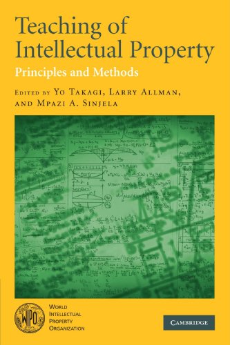 Teaching of Intellectual Property Principles and Methods [Paperback]