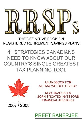 Rrsps The Definitive Book On Registered Retirement Savings Plans [Paperback]