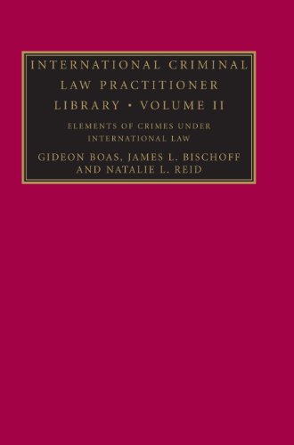 International Criminal Law Practitioner Library [Hardcover]