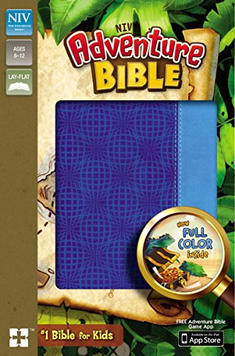 NIV, Adventure Bible, Imitation Leather, Blue, Full Color [Leather / fine bindi]