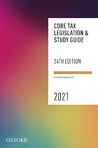 Core Tax Legislation and Study Guide 2021 [Paperback]