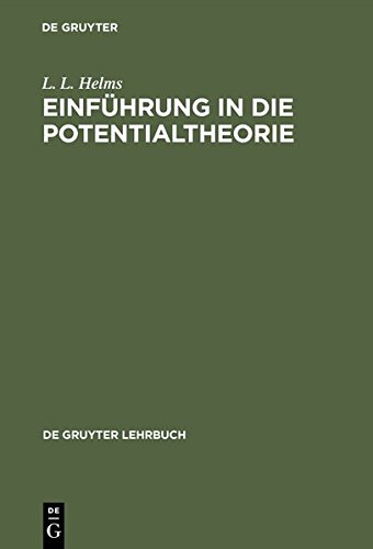 Einfhrung in Die Potentialtheorie [Hardcover]