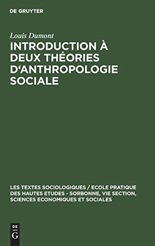 Introduction  Deux Thories d'Anthropologie Sociale  Groupes de Filiation et A [Hardcover]