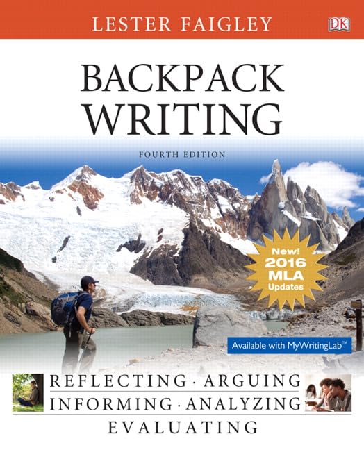 Backpack Writing, MLA Update Edition [Paperback]